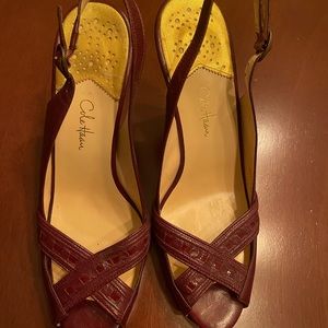 Cole Haan Nike Air Peep Toe Size 11 Slingbacks